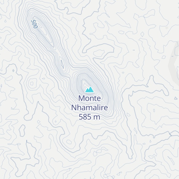 Map of Monte Nhamalire