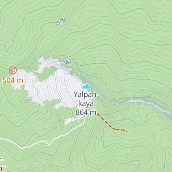Map of Yalpah-kaya
