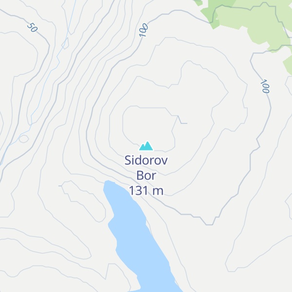 Map of Sidorov Bor