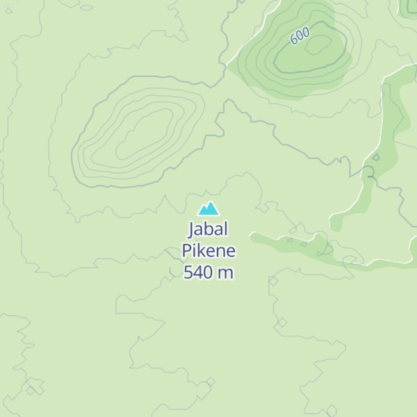 Map of Jabal Pikene