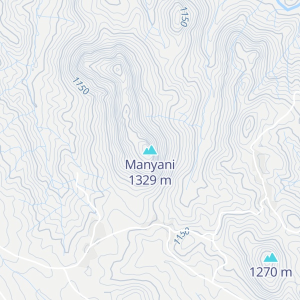 Map of Manyani