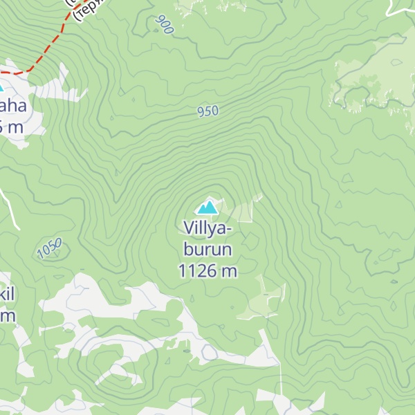 Map of Villya-burun