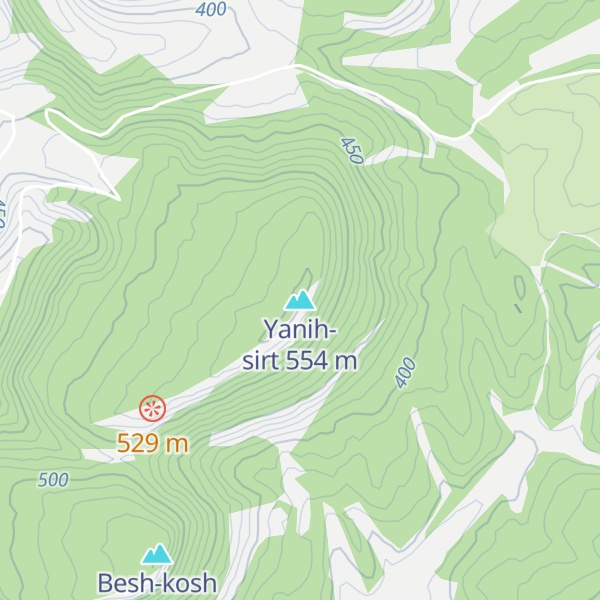 Map of Yanih-sirt