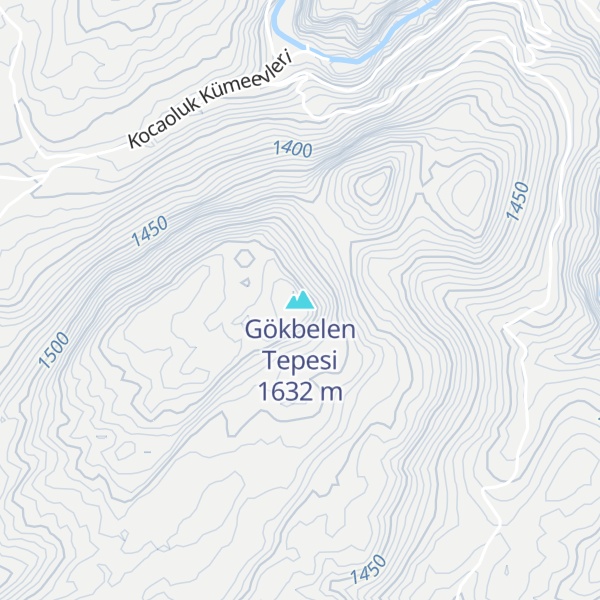 Map of Gökbelen Tepesi