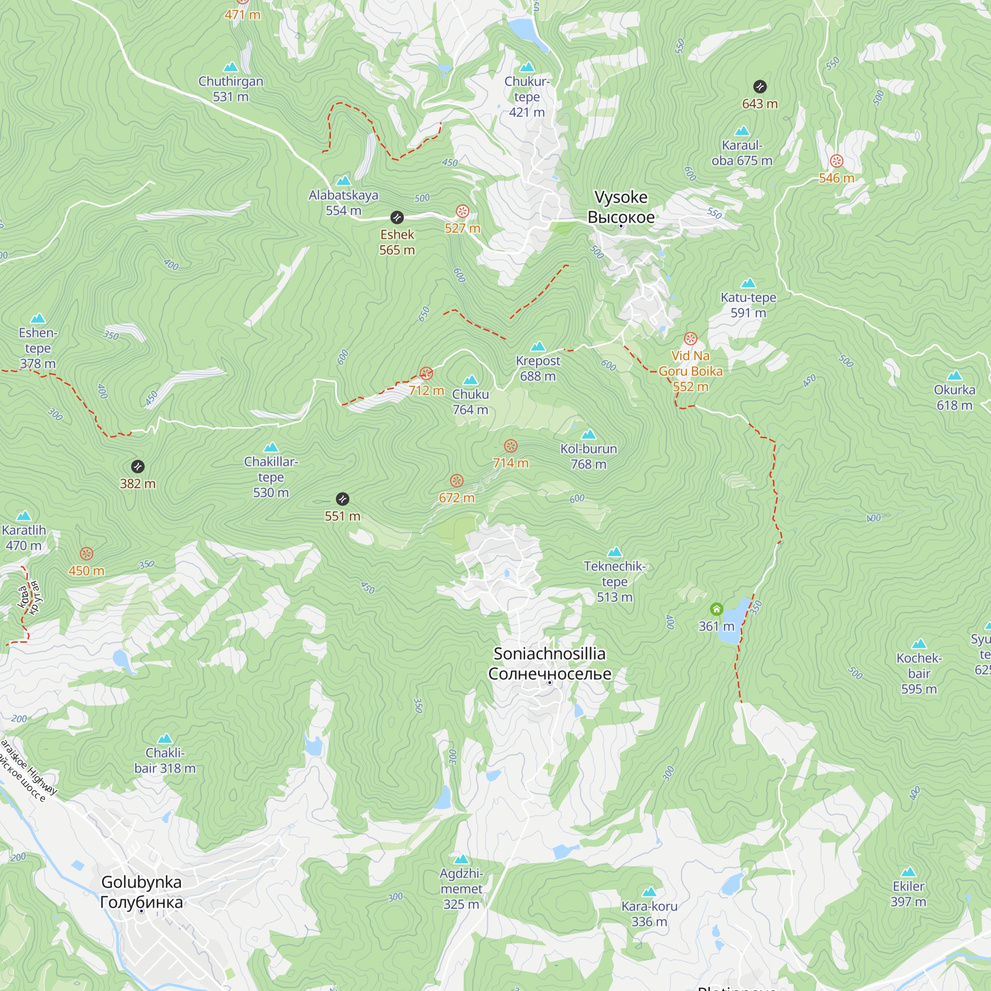 « Chaeer » glamping map