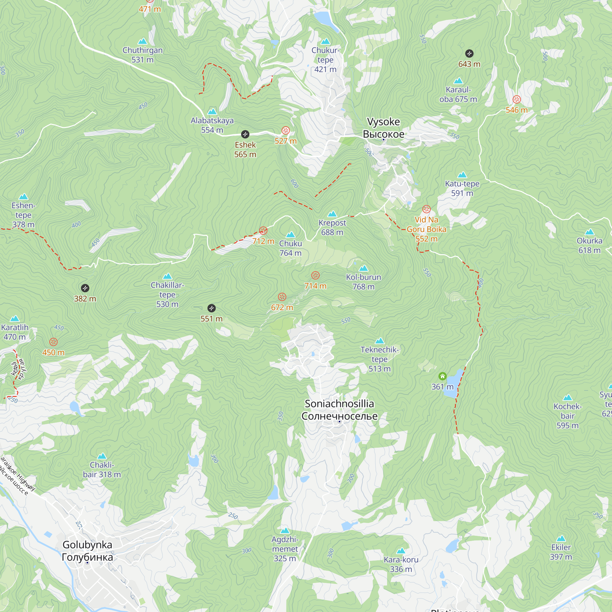 « Chaeer » glamping map