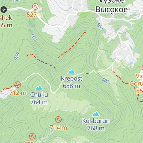 Map of Krepost