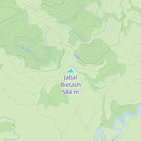 Map of Jabal Bietash