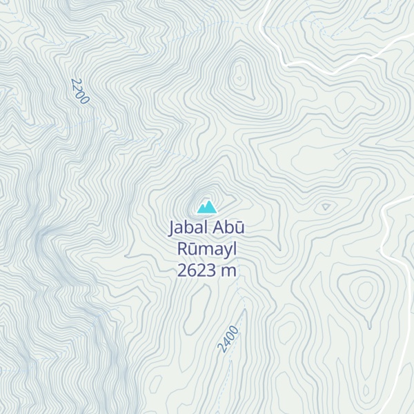 Map of Jabal Abū Rūmayl