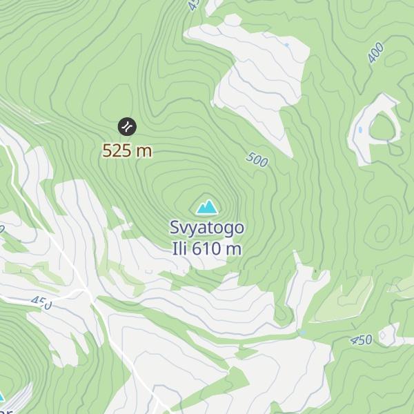 Map of Svyatogo Ili