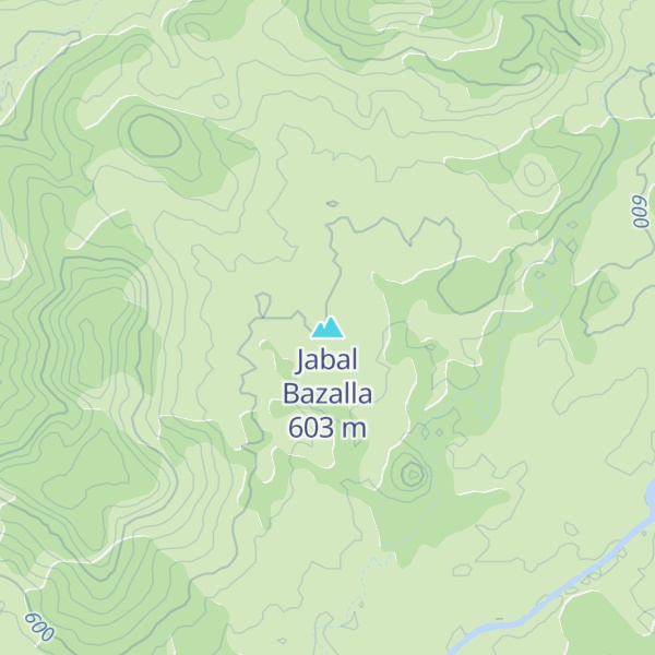Map of Jabal Bazalla