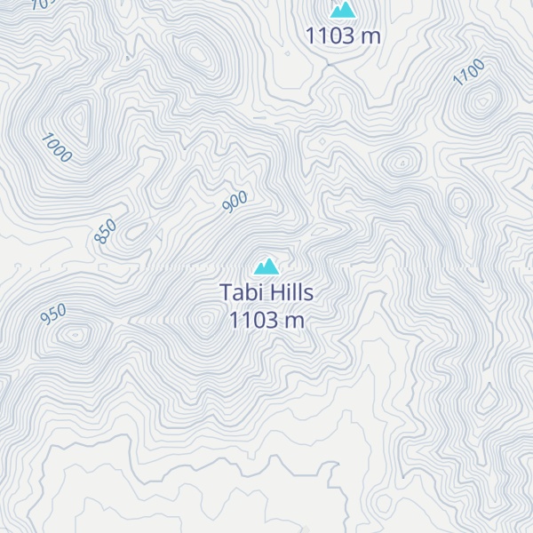 Map of Tabi Hills