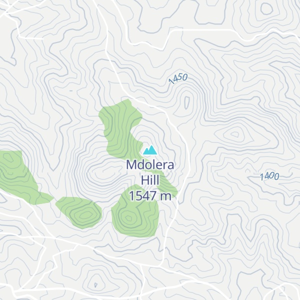 Map of Mdolera Hill