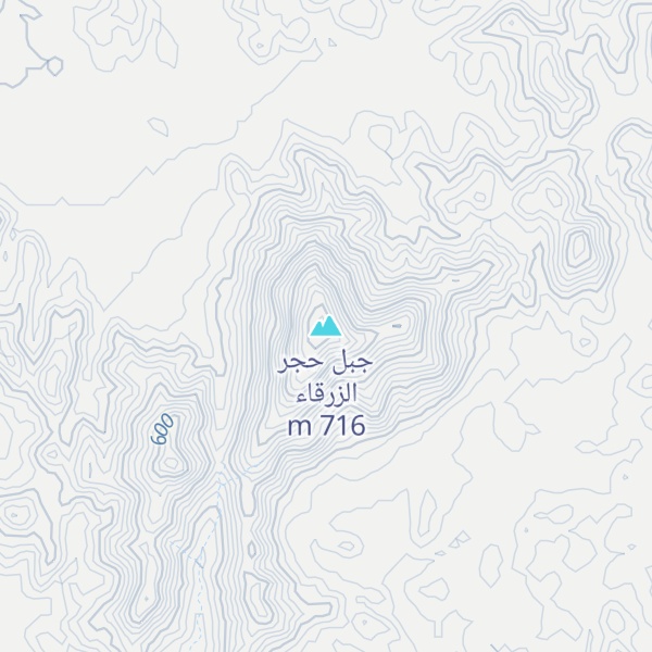 Map of جبل حجر الزرقاء