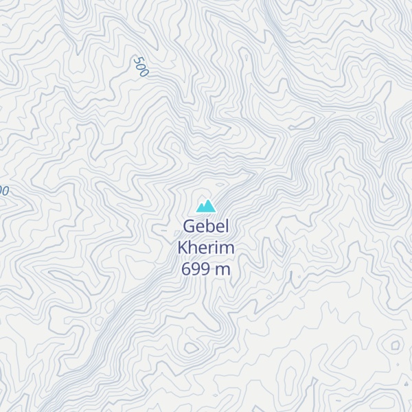 Map of Gebel Kherim