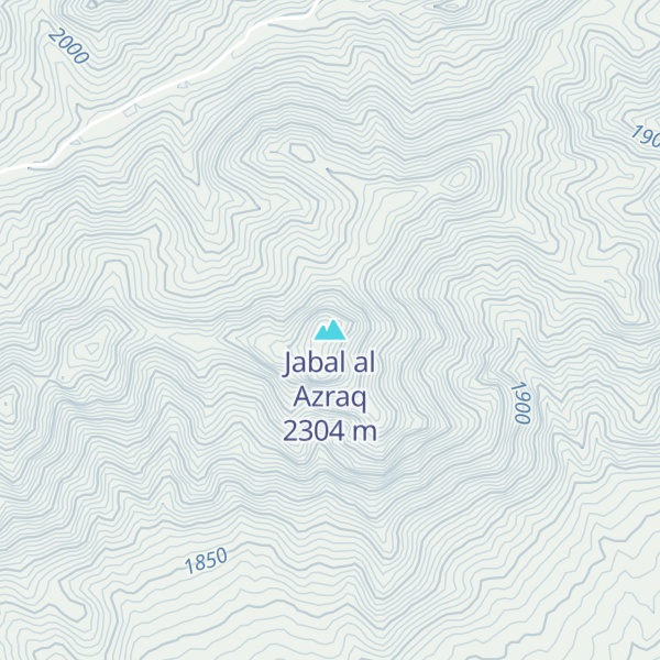Map of Jabal al Azraq