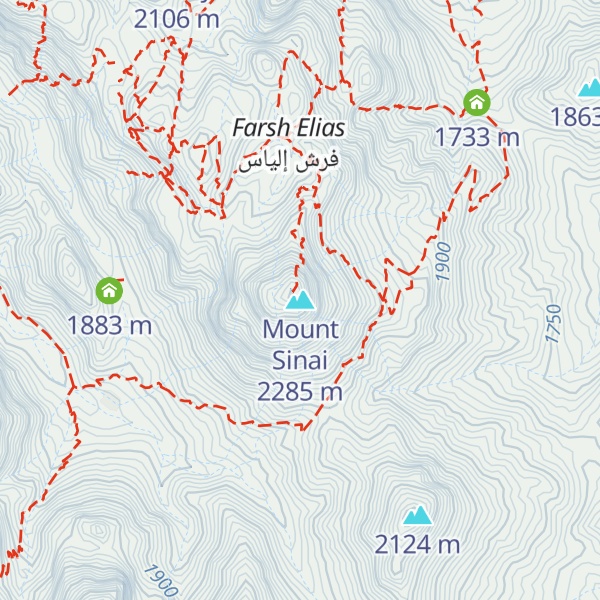 Map of Mount Sinai