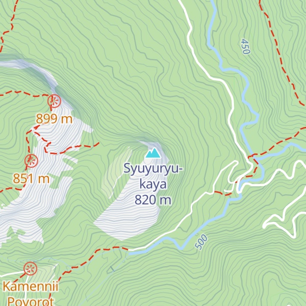 Map of Syuyuryu-kaya