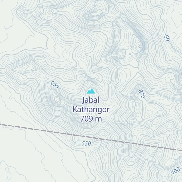 Map of Jabal Kathangor