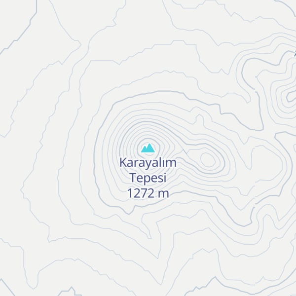 Map of Karayalım Tepesi