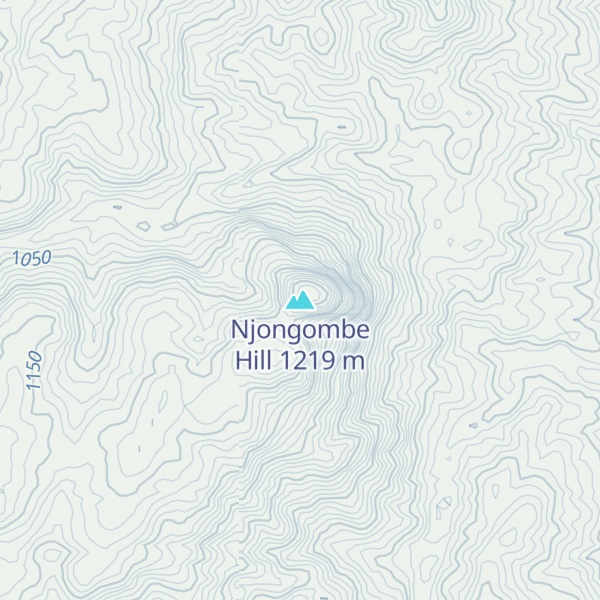 Map of Njongombe Hill