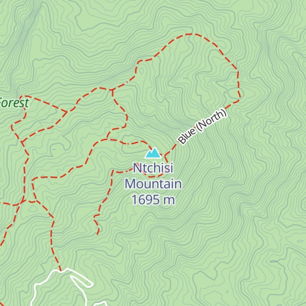 Map of Ntchisi Mountain