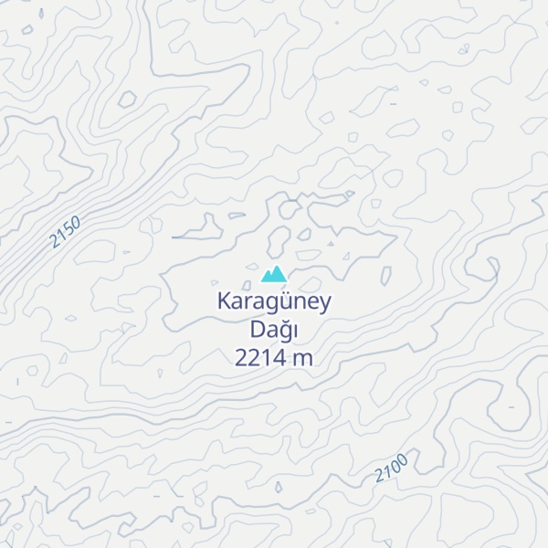 Map of Karagüney Dağı