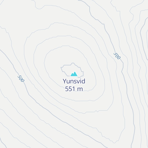 Map of Yunsvid