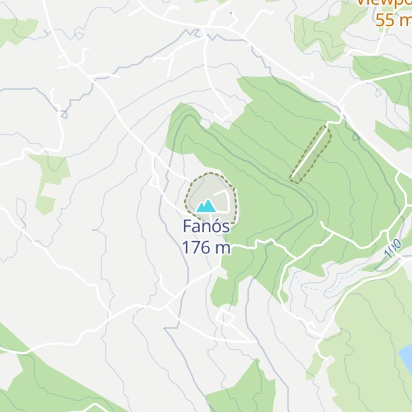 Map of Fanós