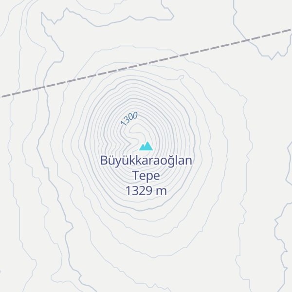 Map of Büyükkaraoğlan Tepe