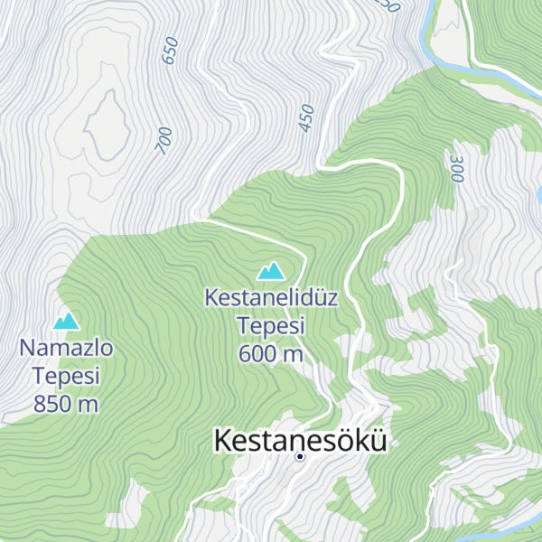 Map of Kestanelidüz Tepesi