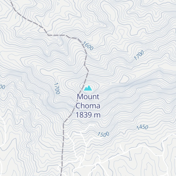 Map of Mount Choma