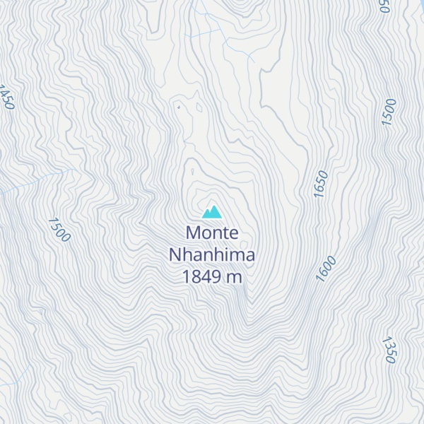 Map of Monte Nhanhima