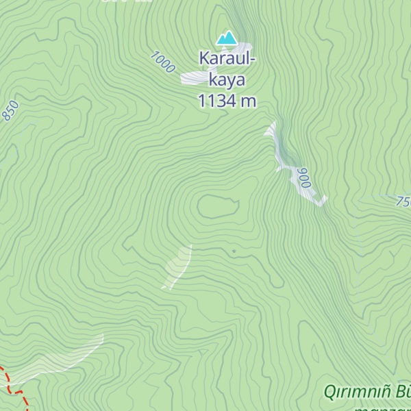 Map of Kush-kaya