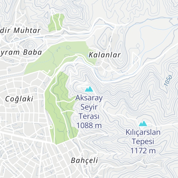 Map of Aksaray Seyir Terası