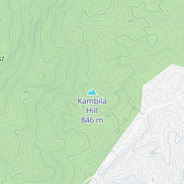 Map of Kambila Hill