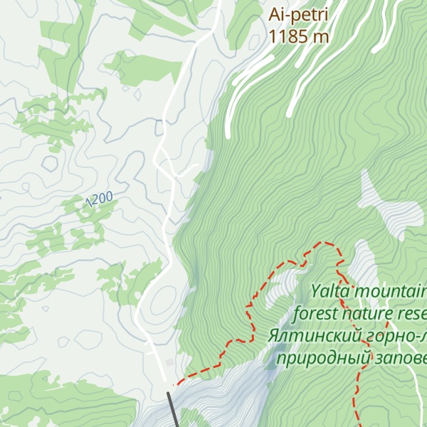 Map of Voronya Skala