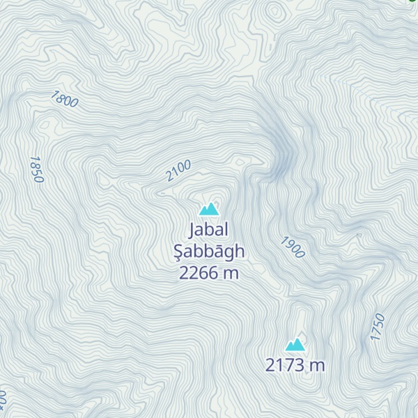 Map of Jabal Şabbāgh