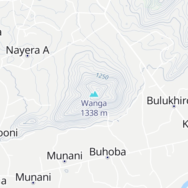 Map of Wanga