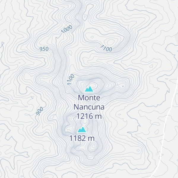 Map of Monte Nancuna