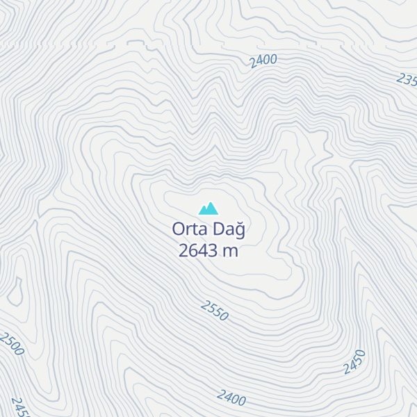 Map of Orta Dağ