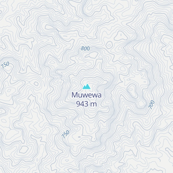 Map of Muwewa