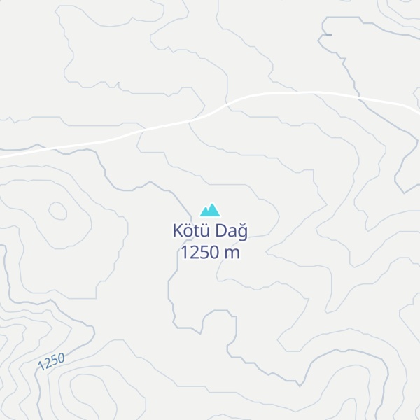 Map of Kötü Dağ