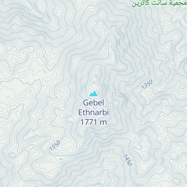 Map of Gebel Ethnarbi