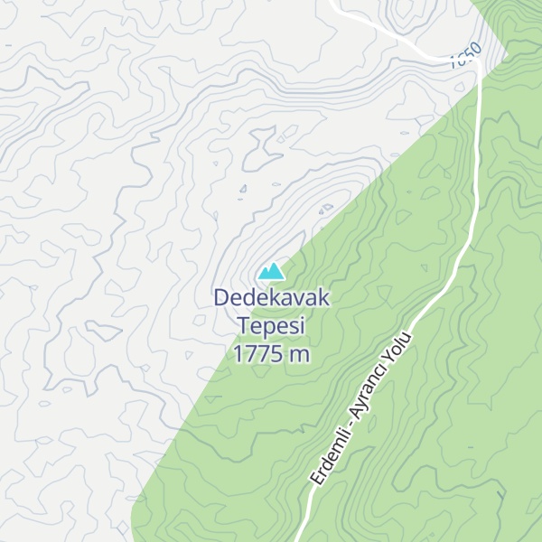 Map of Dedekavak Tepesi