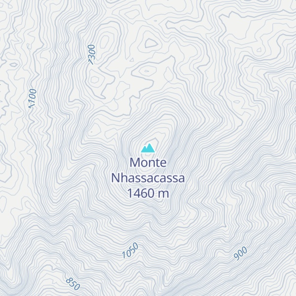 Map of Monte Nhassacassa