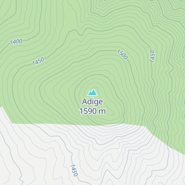 Map of Adige