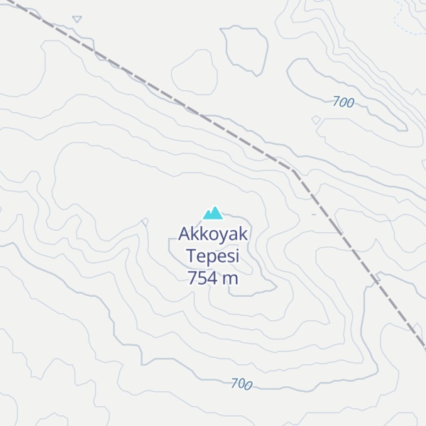 Map of Akkoyak Tepesi