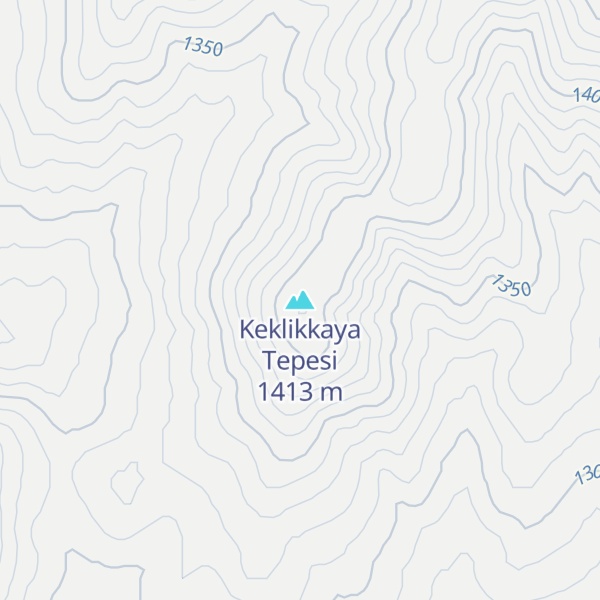 Map of Keklikkaya Tepesi