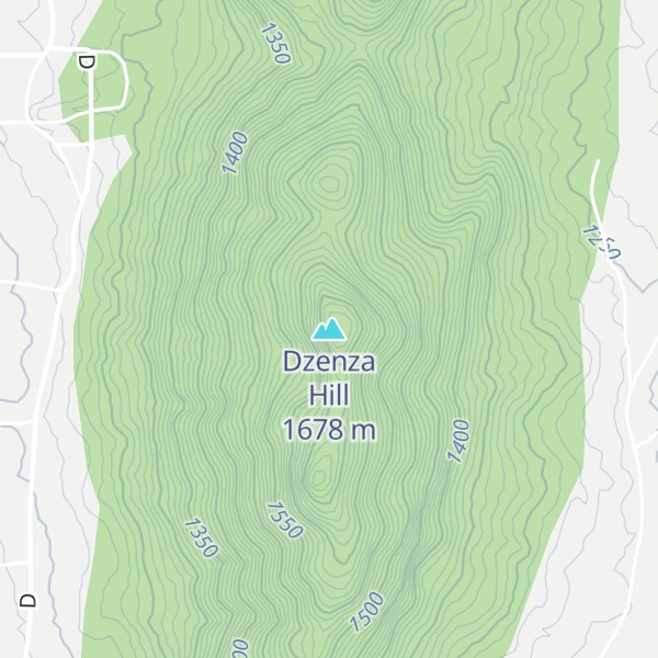 Map of Dzenza Hill